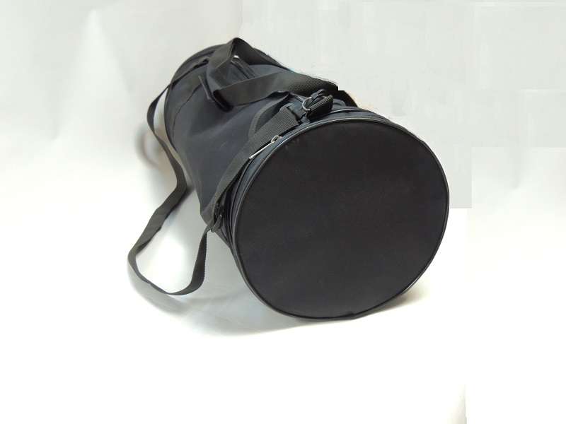 Круглая спортивная сумка чёрная